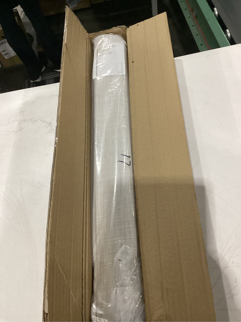 Condition photo showing As Is for cordless roman shade 29x64