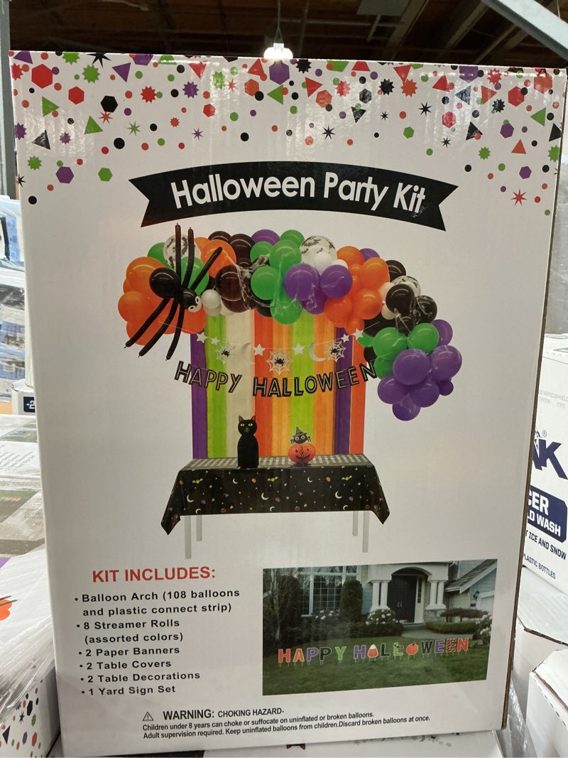Condition photo showing New/Like New for happy halloween party kit celebration theme party decoration bundle