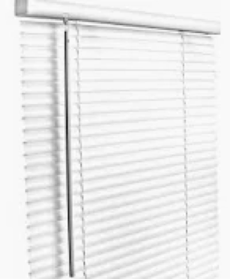1~in Cordless Vinyl Mini Blind 27x64