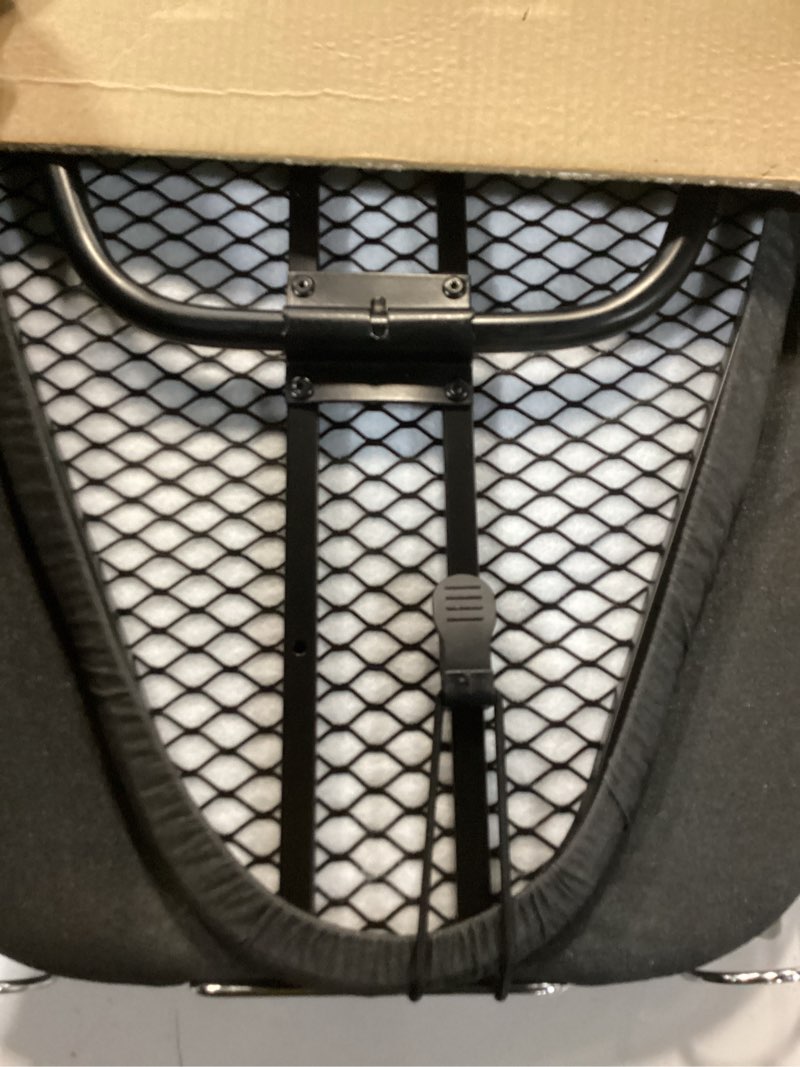 Condition photo showing Good Condition for Metal Mesh Panel Tabletop Ironing Board | Foldable Iron Board | Heavy Duty Small Iron Board with Heat Resistant Cover and 100% Cotton 8mm Thicken Pad | 31.5"x11.8"x6.2" Black/Grey