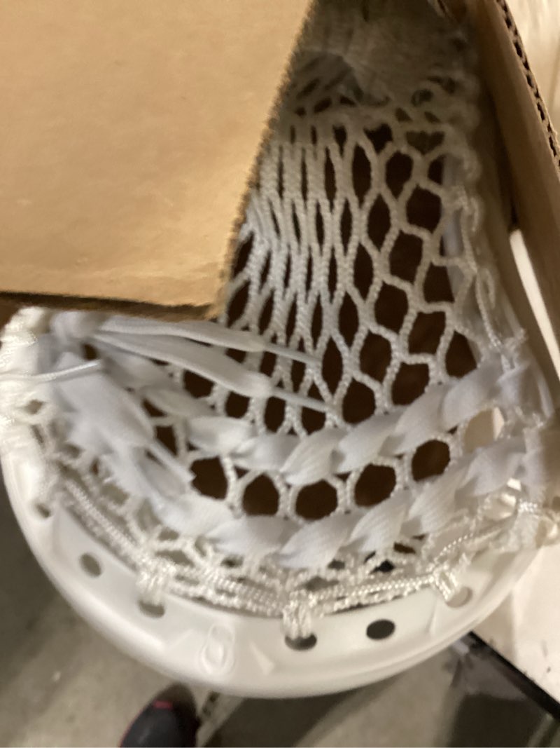 Condition photo showing Good Condition for signature starter stick - 28" or 19.5" - the best starter stick for kids - pro strung pocket, lightweight plastic shaft, play ready lacrosse stick, for entry level first time player 28”