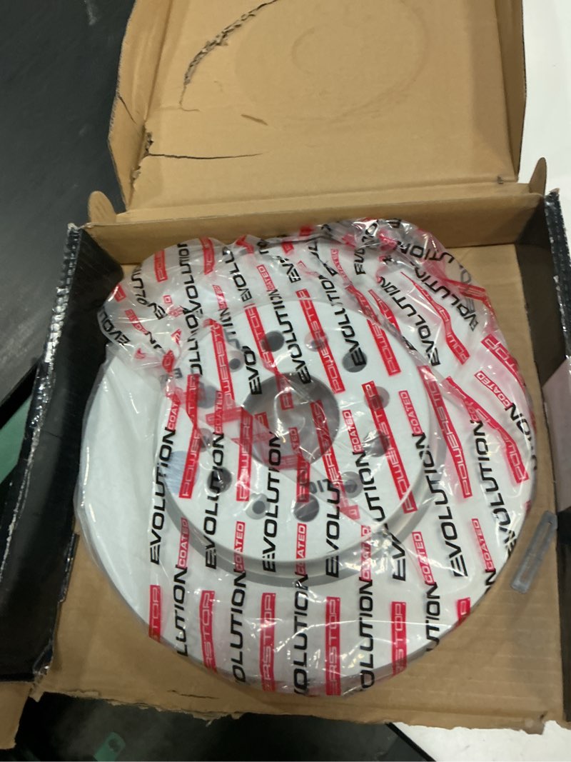 Condition photo showing Good Condition for powerstop evolution fully coated rear brake rotor for buick enclave 2018-24 |cadillac xt5 2017-25 |xt6 2020-24 |chevrolet blazer 2019-25 |traverse 2018-23 - direct oe disc rotor upgrade, ar82193evc