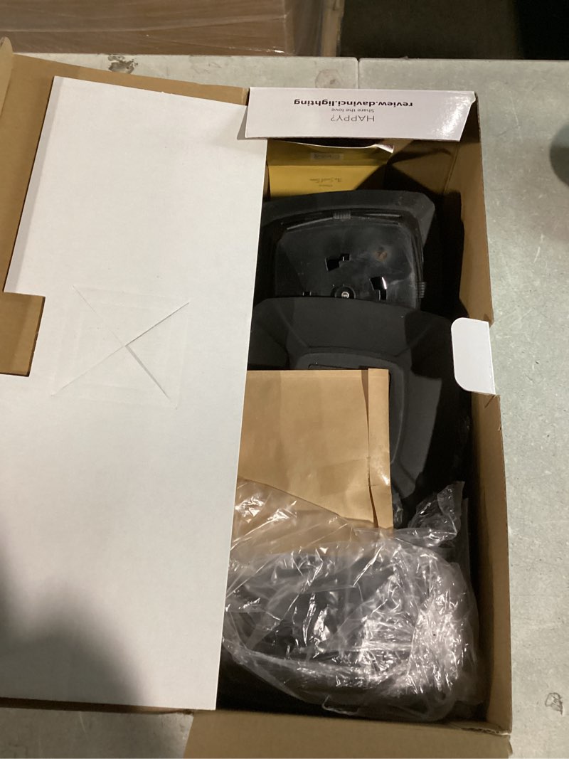 Condition photo showing Good Condition for Davinci Lighting Flexfit Solar Outdoor Post Cap Lights - Includes Bases for 4x4 5x5 6x6 Wooden Posts - Bright LED Light - Slate Black (4 Pack) Slate Black 4 Pack