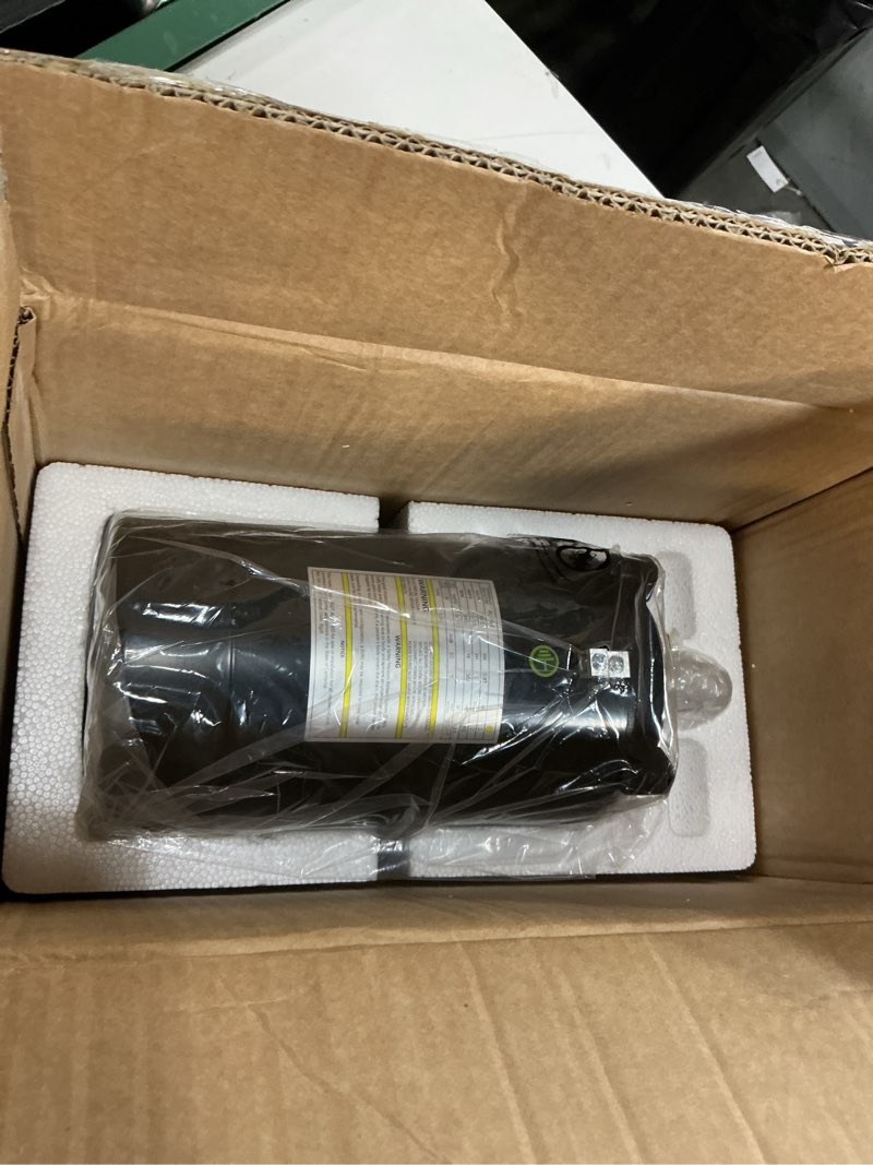 Condition photo showing New/Like New for sp1610z1mbk pool pump motor 1hp, replacement for hayward super pump/super ii/maxflo/northstar, 115/230v dual voltage, 3450 rpm, 56j frame, 7.5/15a, 1045 steel threaded shaft, pool motor