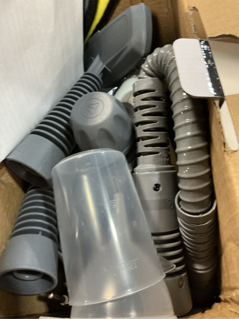 Condition photo showing Good Condition for ticyack handheld steam cleaner, steam cleaner with 16 pcs accessory & safety lock, 500ml capacity, multi-surface deep cleaning for home, car, bathroom, grout, floor, window (white)