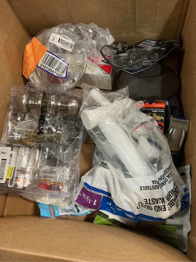 Condition photo showing As Is for assorted small tools, screws, latches, and home repair accessories