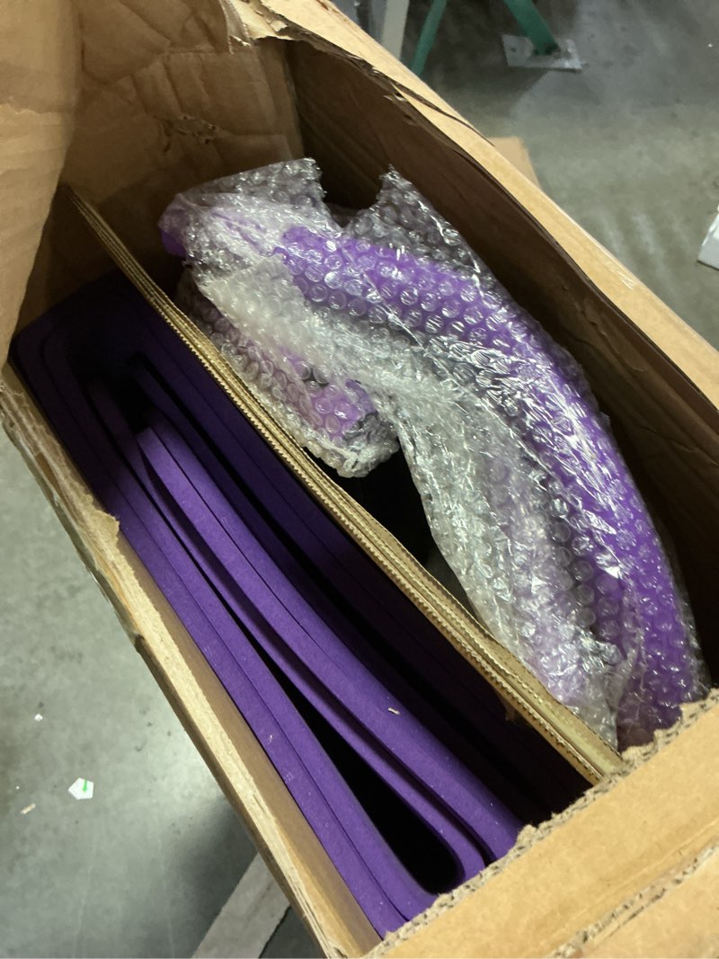 Condition photo showing Good Condition for Gymnastic Bars for Kids with Adjustable Height, Folding Gymnastic Training Kip Bar, Expandable Horizontal Bar for Home Purple with Mat