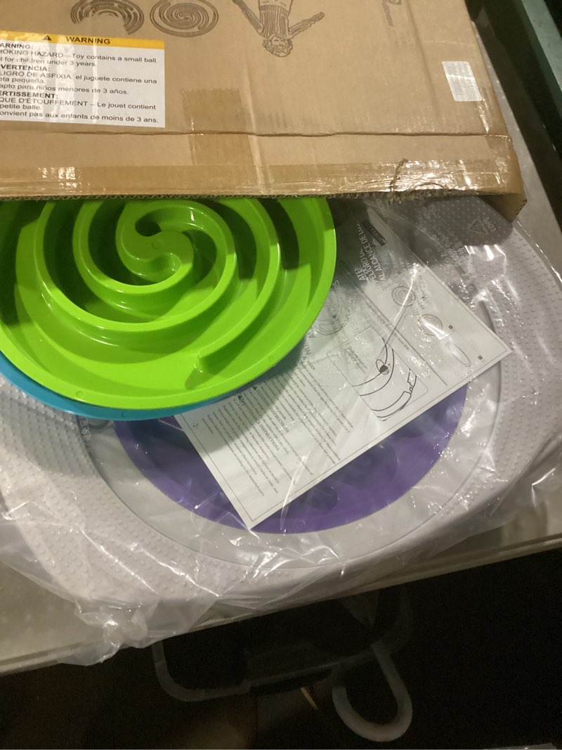 Condition photo showing New/Like New for balance board for kids, 20 inch maze rocking seesaw with 2 balls, 3 replacement labyrinth boards, plastic toddler wobble board rocker for sensory training, non-slip pedals, max load 130 lbs