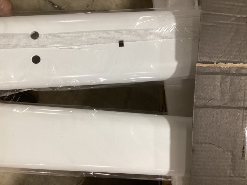 Condition photo showing New/Like New for AX WABER Universal Floor TV Stand with Mount 70 Degree Swivel 9 Level Height Adjustable and Space Saving Design for Most 27 to 65 inch LCD, LED OLED TVs, Perfect for Corner & Bedroom White AX1006TW