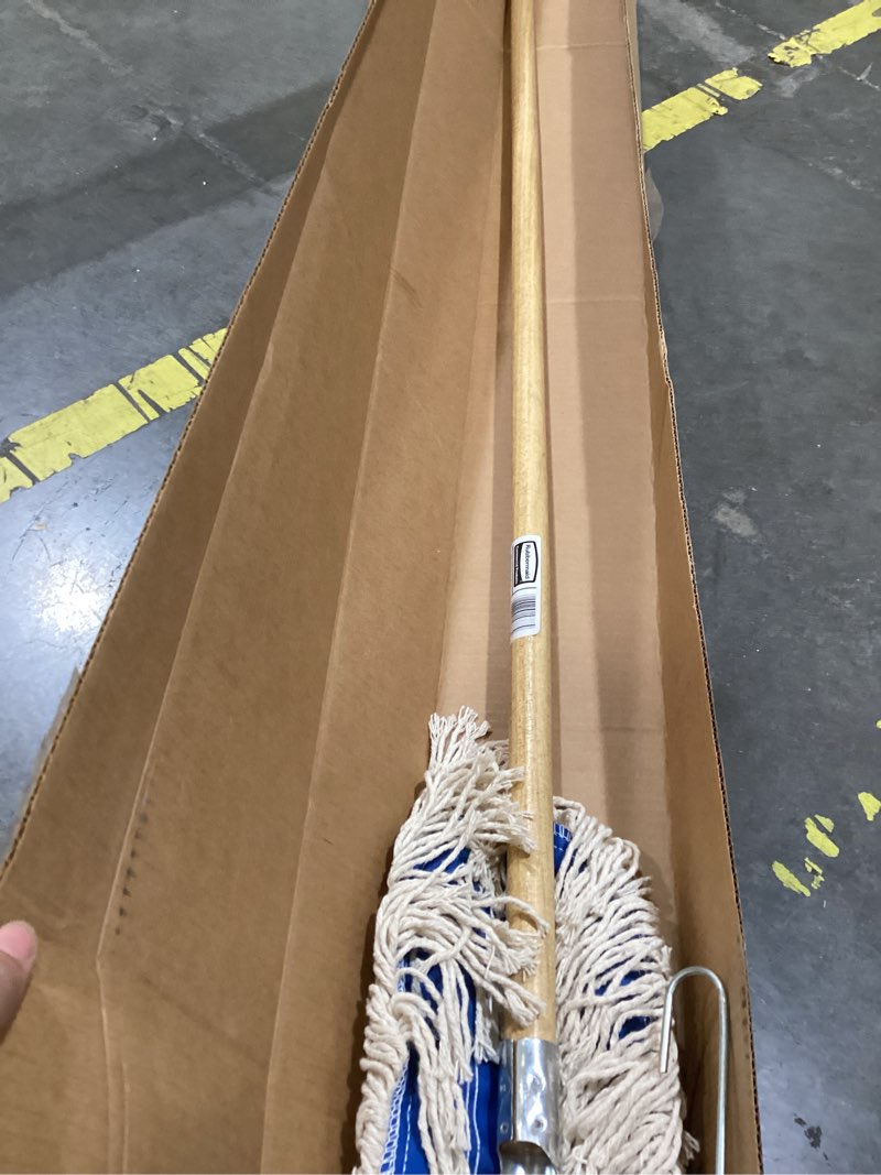 Condition photo showing Good Condition for rubbermaid commercial fgu13067wh00 3-piece kut-a-way wedge mop kit, white