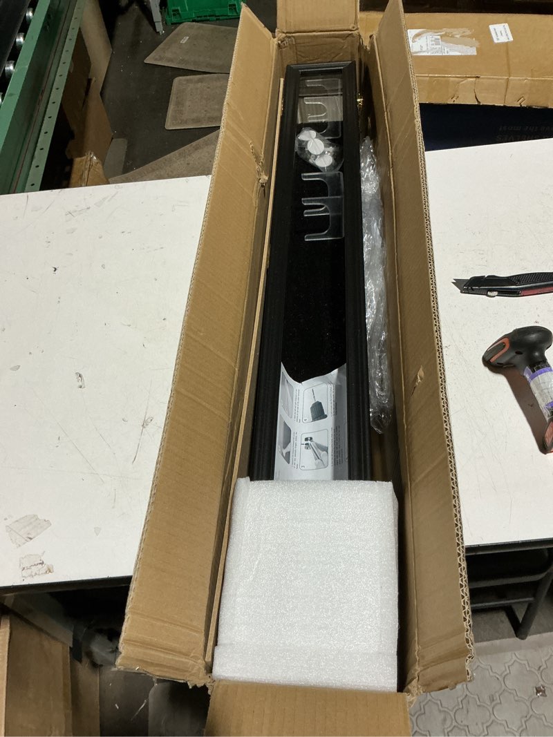 Condition photo showing As Is for horow baseball bat display case - baseball bat wall mount wooden frame with acrylic transparent door holder rack cabinet wall mounted shadow box vertical or horizontal, w/98% uv protection-lock