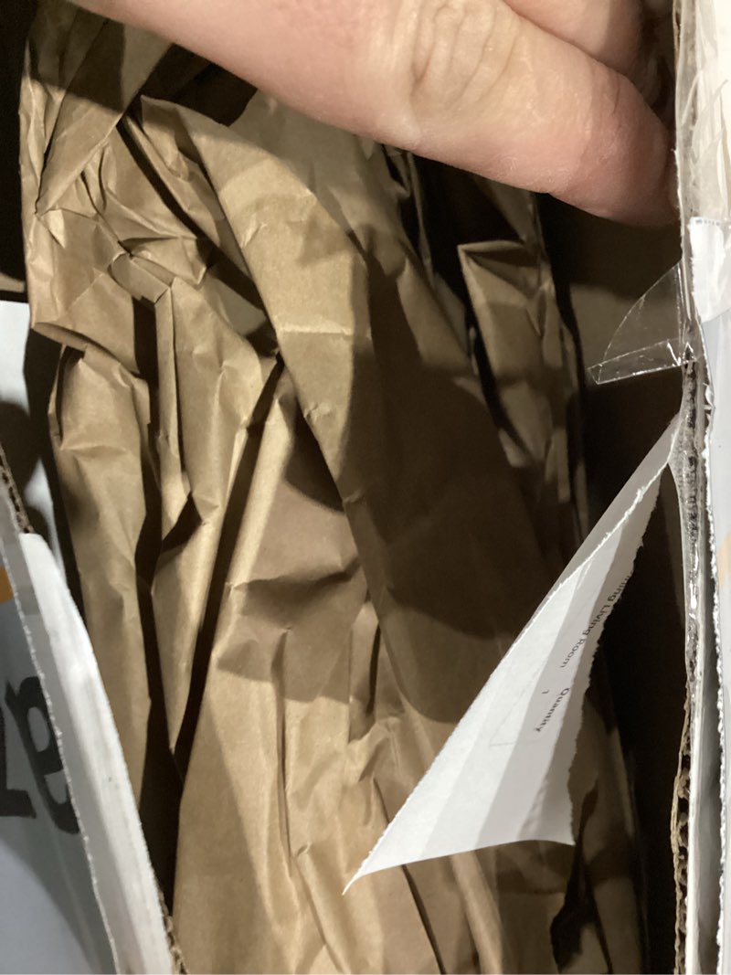 Condition photo showing As Is for BRODER MFG. INC. Tablecloth Protector Crystal Clear Vinyl (60"x90" Oval) | Thick, Durable Clear Table/Tablecloth Protector | Perfect for Parties, Special Occasions, Gatherings, and Everyday Use