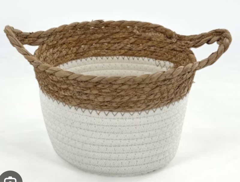 Woven Basket 2-model Bullseye’s,  ( Case pack of 7-count)