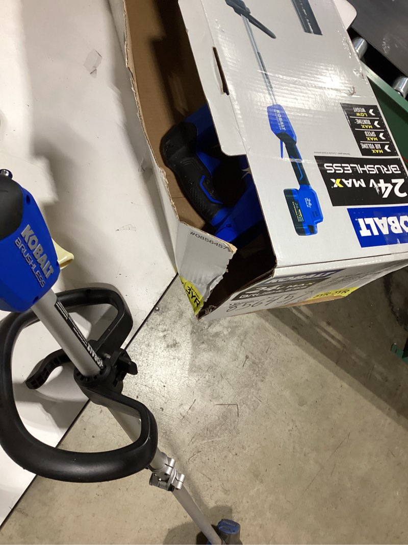 kobalt 80-volt cordless battery string trimmer and leaf blower and combo kit 2.5 ah (battery included) (charger included