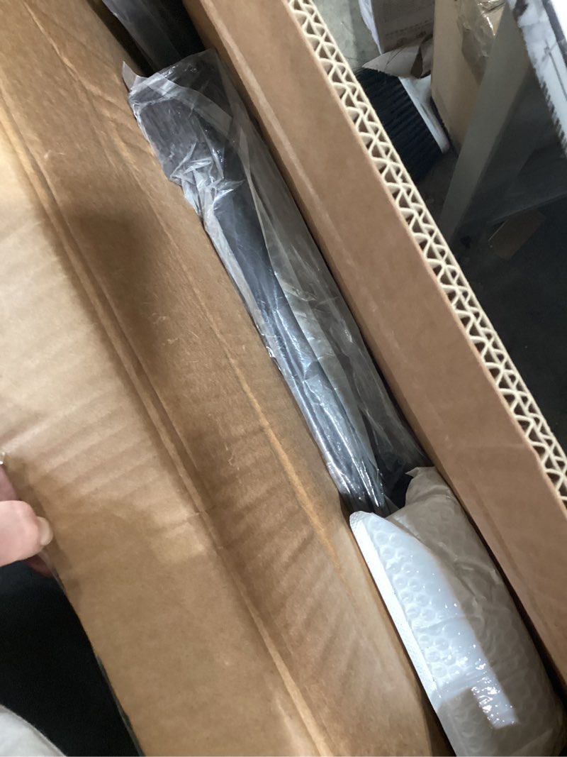 Condition photo showing Good Condition for walking pad handle bar (handle only), compatible with 24.4" wide walking pads, adjustable height (up to 43.3"), parallel bars, non-slip base, sturdy support,tool-free assembly