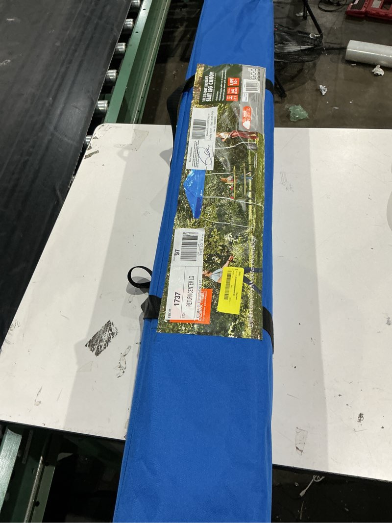 Condition photo showing New/Like New for ozark trail 10' x 10' instant slant leg pop-up canopy tent, blue