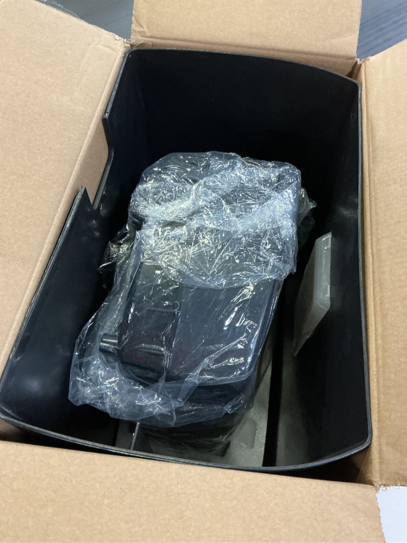 Condition photo showing Good Condition for bonsaii 12-sheet cross cut paper shredder, 5.5 gal home office heavy duty shredder for paper, credit card, mail, staples, with transparent window, high security level p-4 (c275-a) all black crosscut