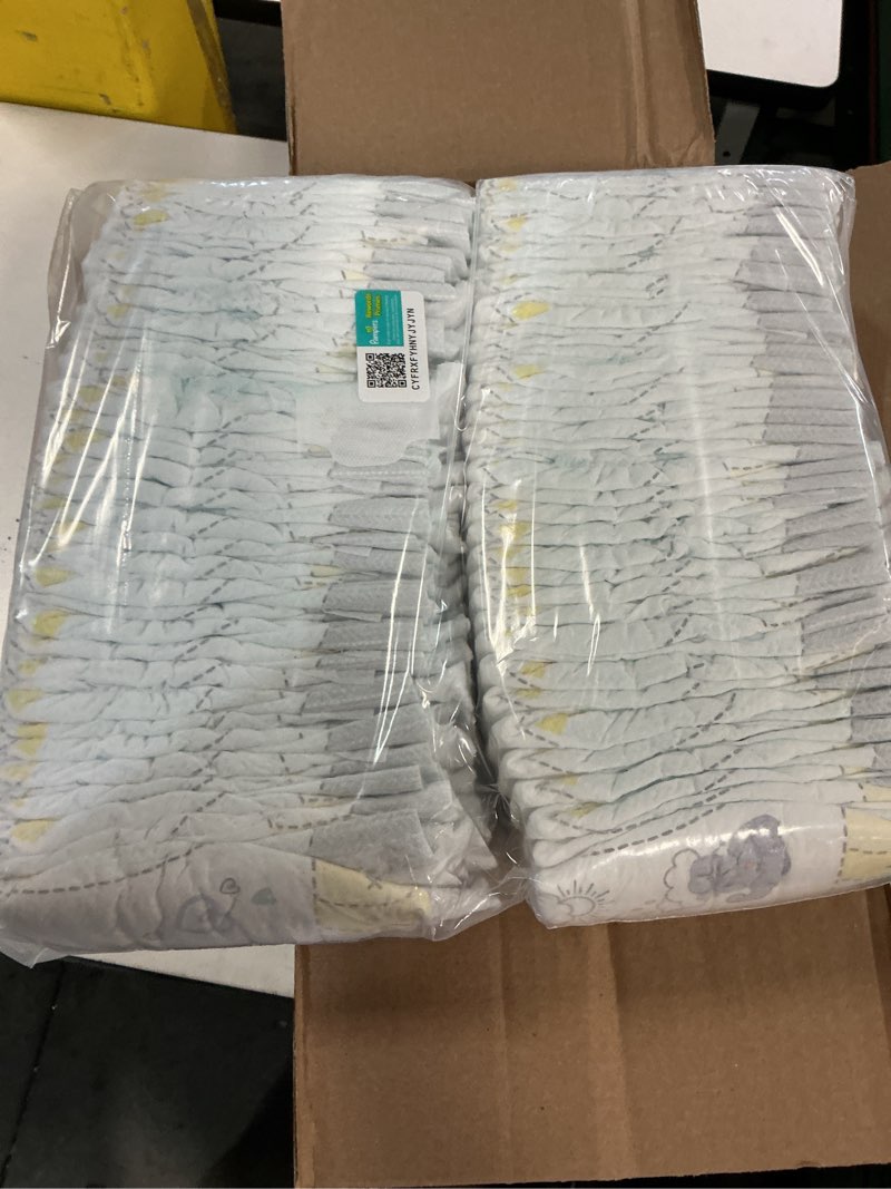 Condition photo showing New/Like New for pampers swaddlers diapers, size 0 (up to 10 lbs), 140 count, absorbent, keeps baby dry and comfortable, skin safe disposable baby diaper (packaging may vary) newborn 140