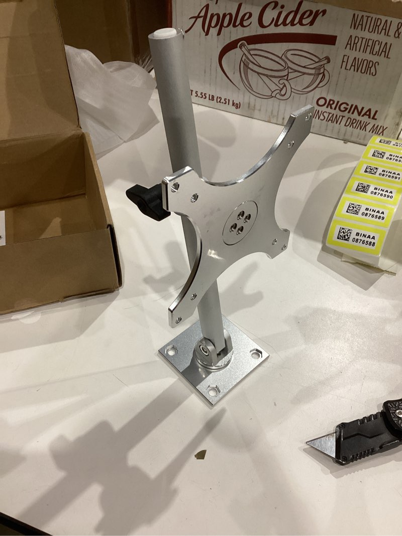 Single solid aluminum monitor mount 