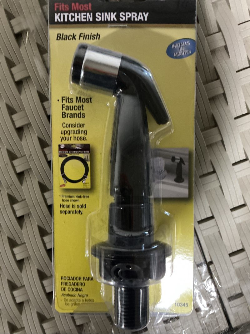 Condition photo showing Good Condition for danco black faucet spray head