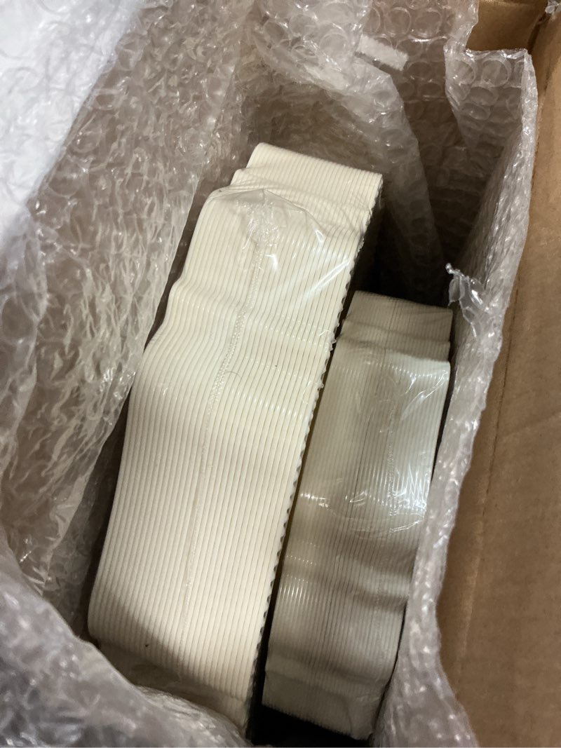 Condition photo showing New/Like New for colosus 60pcs ivory plastic plates -elegant plastic plates,heavy duty cream disposable plates for party include 30 pcs dinner plate and 30 pcs dessert plate for wedding/birthday/baby shower iovry