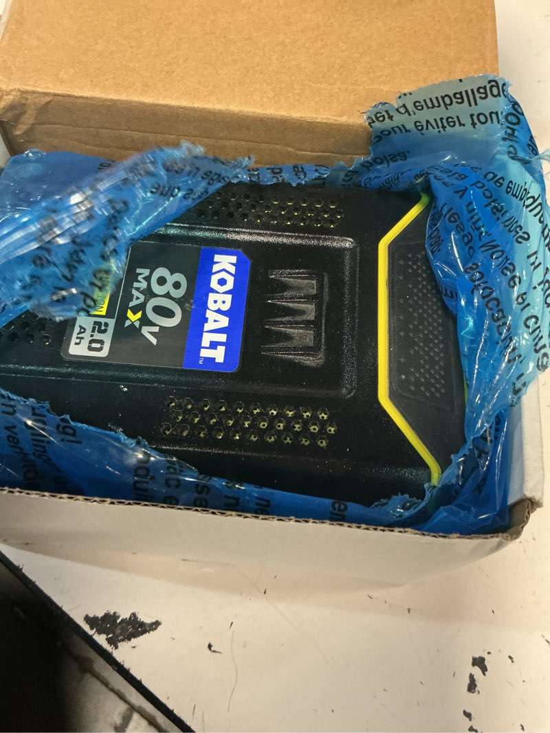 Condition photo showing As Is for cpy replacement 2.5ah 80v lithium battery for kobalt 80v battery max cordless power tool kb2580-06 kb680-06 kb280-06 real high capacity lithium-ion battery kobalt 80v 2.5ah-1 pack