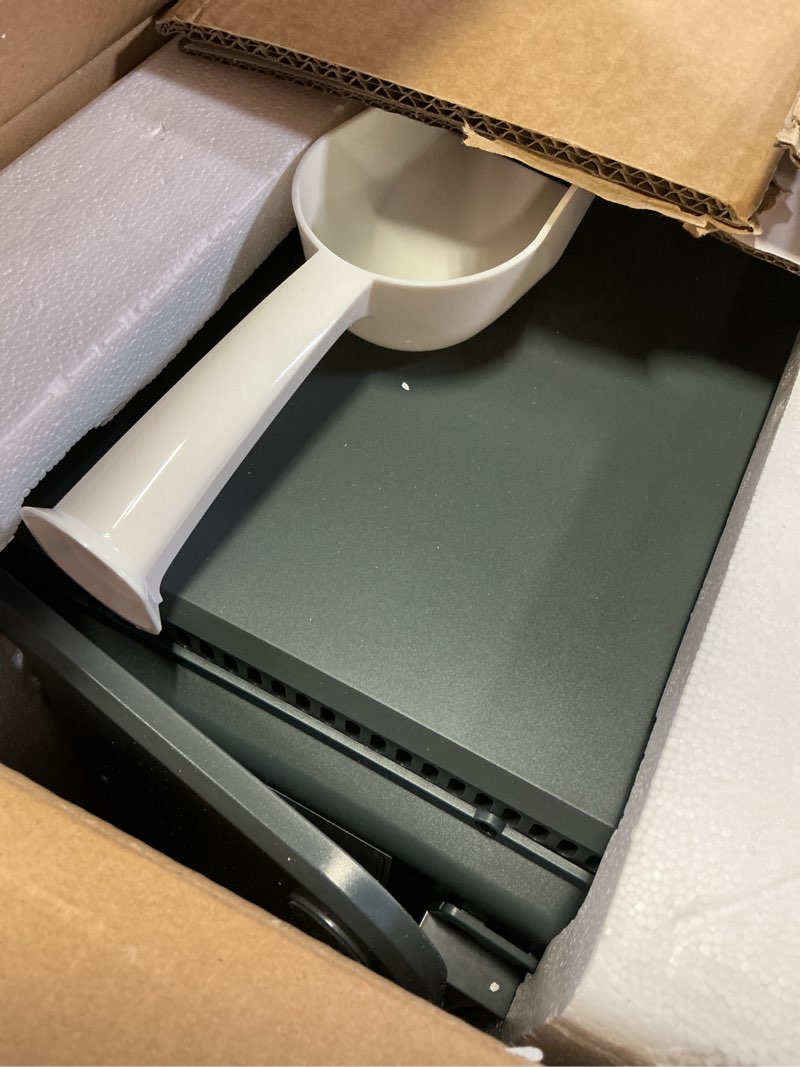 Condition photo showing As Is for nugget ice maker, 44lbs/24h with 0.8 gallon tank, soft chewable pellet ice ready in 5min portable ice machine, stainless steels ice makers countertop self-cleaning for kitchens/home/office/bar 44 lbs/24h