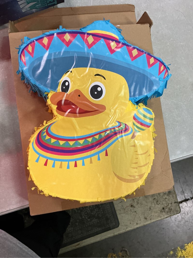 Condition photo showing Good Condition for lewtemi mexican duck piñata for birthday party cinco de mayo fiesta decorations with piñata stick bl