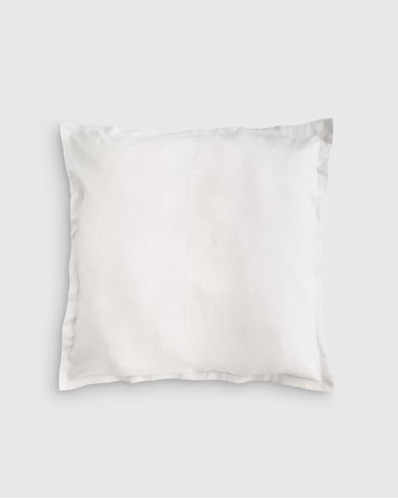 quince european linen euro sham set of 2 pillow case white 26x26