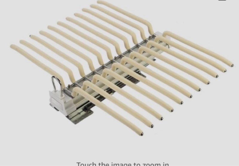 Racks $204.00 $6.80 delivery November 21 - December 2. Details Delivering to Florence 41042 - Update location In stock Usually ships within 4 to 5 days. Quantity: Quantity:1   Add to Cart   Buy Now Ships from LISHUE Sold by LISHUE Returns 30-day refund/replacement Payment Secure transaction Add to List  Pull Out Pants Hangers Trousers Rack, Space-Saving Strong Bearing Capacity with 22 Steel Bars Slidin Touch the image to zoom in                     2+ Pull Out Pants Hangers Trousers Rack, Space-Saving Strong Bearing Capacity with 22 Steel Bars Slidin