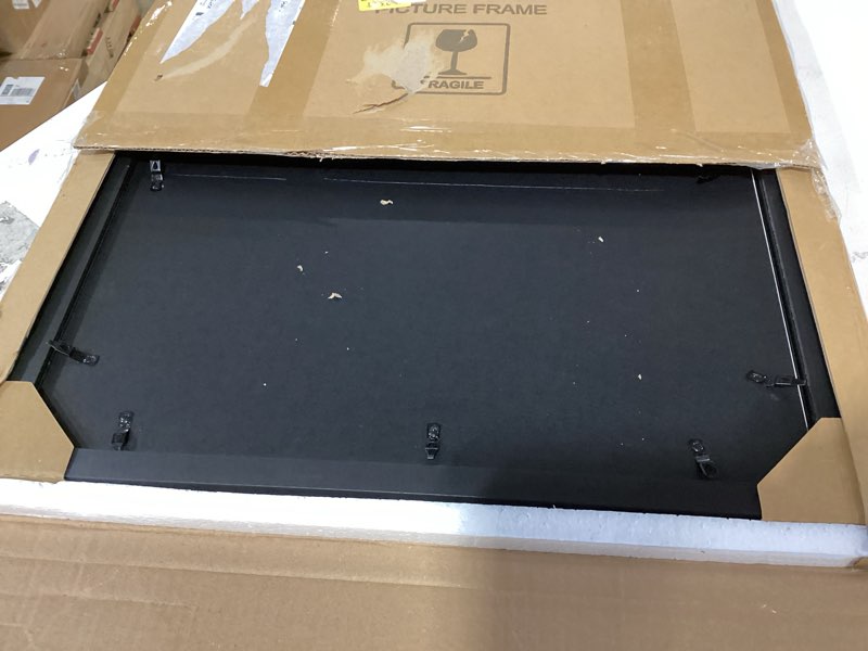Condition photo showing New/Like New for vnvnk 19x19 frame natural wood color, perfect for 19x19 inch picture without mat or 15x15 inch picture with mat, home wall decor picture frame-1 pcs 19x19 natural