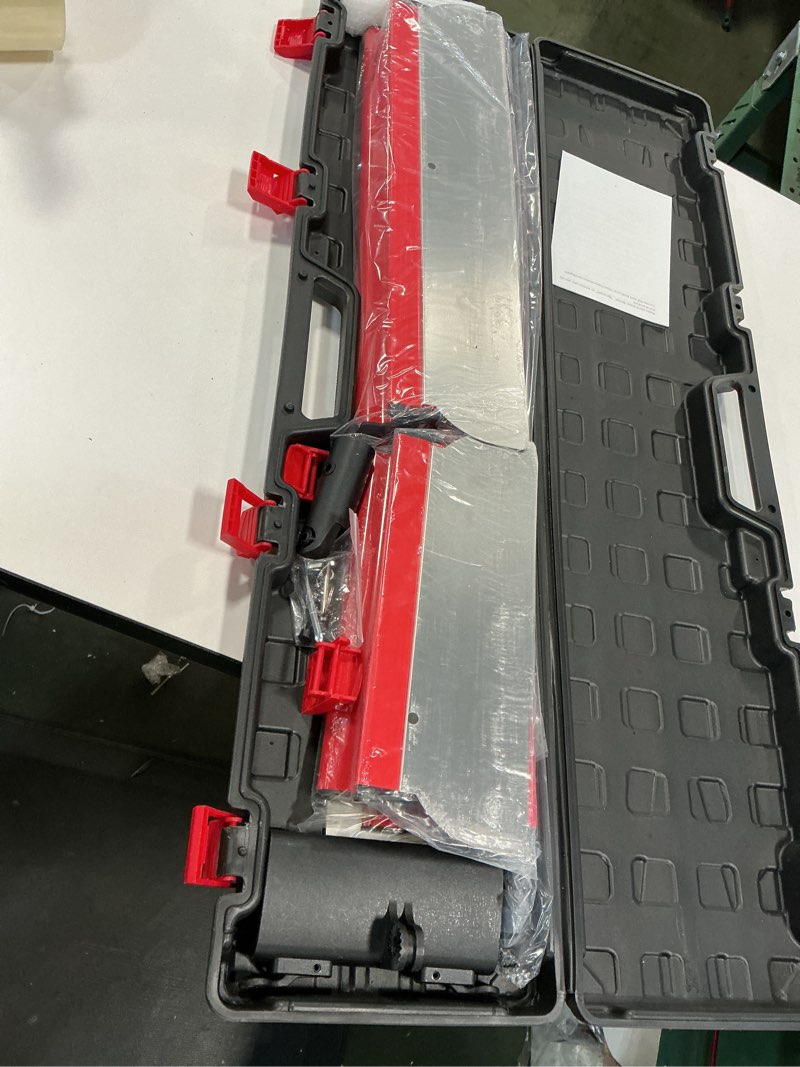 Condition photo showing Good Condition for BHTOP Drywall Tools Skimming Blade with Extension Handle - 12", 20" & 32" Blades with 2 Pack 0.3 mm Blades, Construction Tools End Caps, Wall-Board with Outer Box in Red