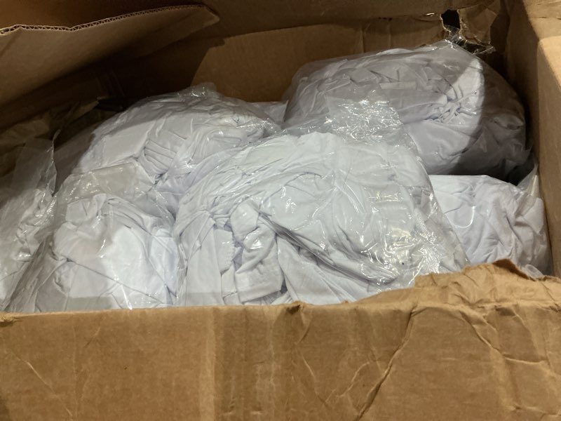 Condition photo showing Good Condition for vevor 150 pcs white chair covers polyester spandex chair cover stretch slipcovers for wedding party dining banquet flat-front chair cover 150pcs white-a