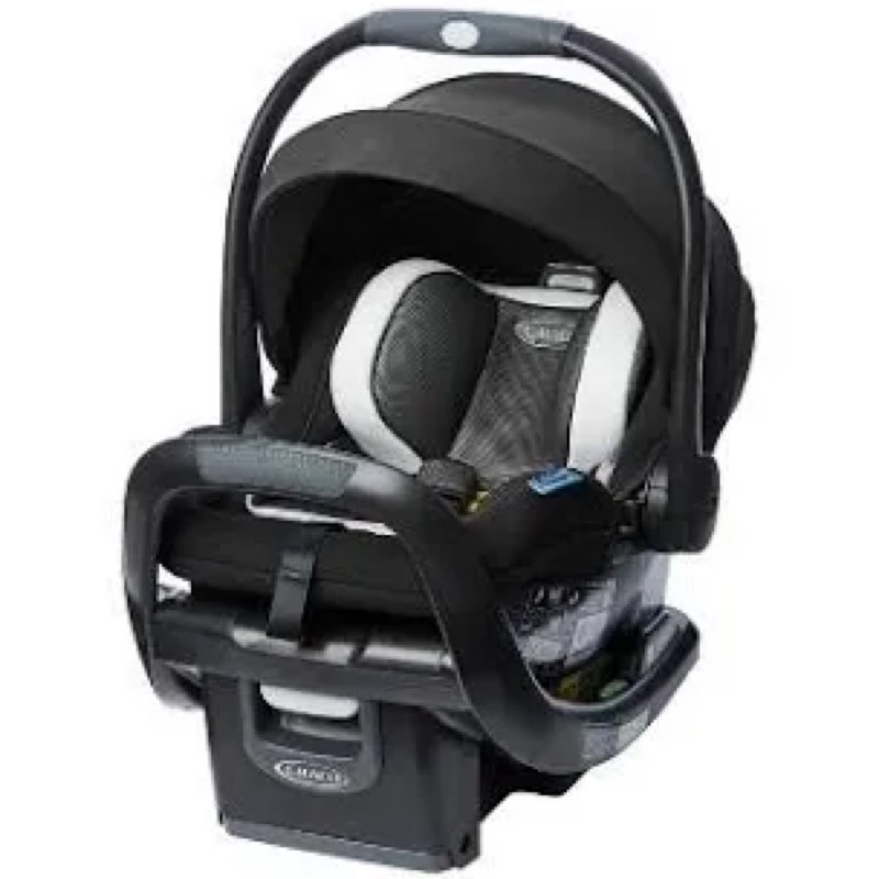 graco snugride snugfit dlx infant car seat featuring safety surround