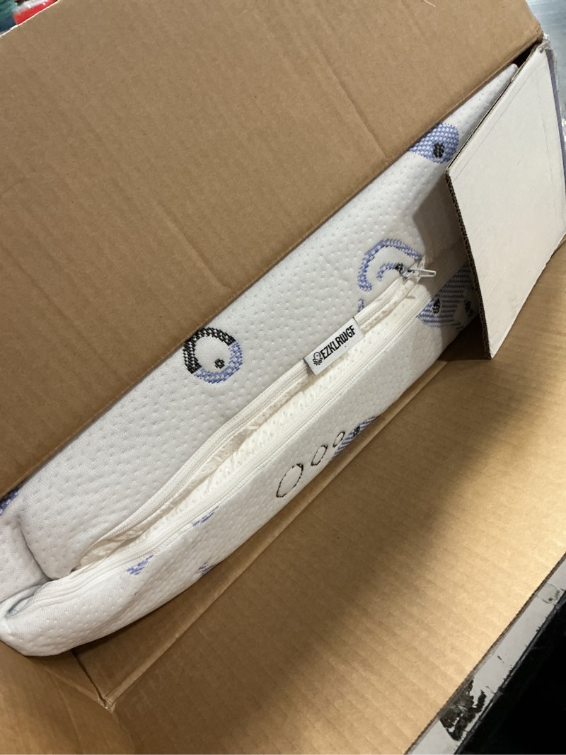 Condition photo showing As Is for pack and play mattress,38"x26" dual sided premium memory foam mattress for pack n play,thick baby pack n play mattresses with washable cover