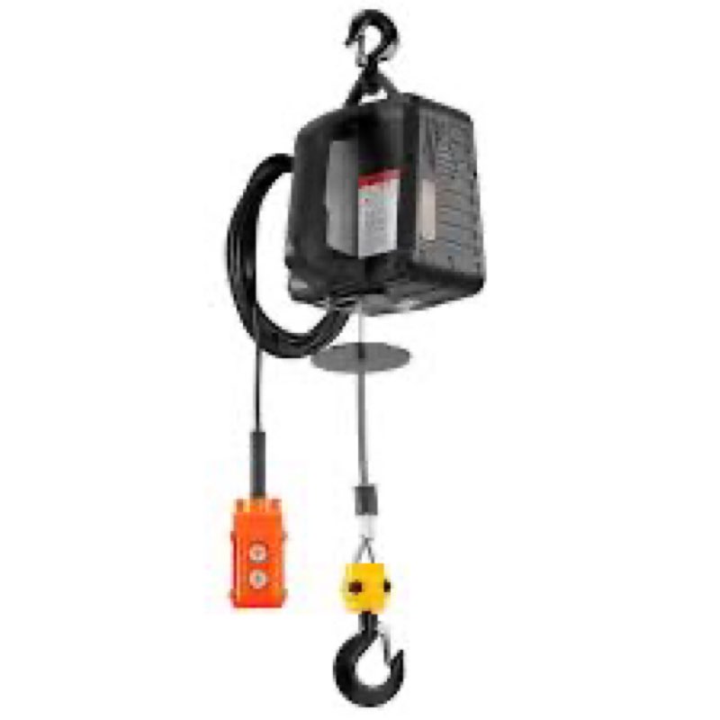 UwinVwin 3-in-1 Electric Hoist Winch, 1100lbs, 1500W, 110V/120V 22.9 ft Lifting Height, 16 ft/min wi