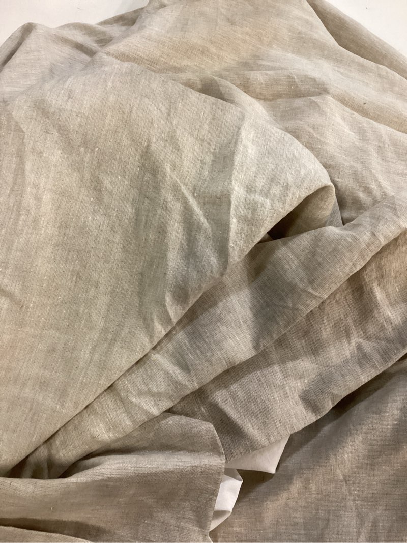 Condition photo showing Good Condition for european linen curtain beige 48”x96”
