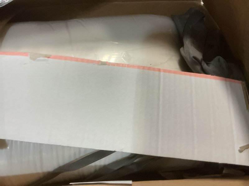 Condition photo showing New/Like New for downluxe waterproof outdoor chair cushions set of 4, 19" x 19" x 3" patio chair cushion with non-slip ties & handle, square outdoor cushion for patio furniture with removable cover, dark grey 19x19x3 | 4 count dark grey