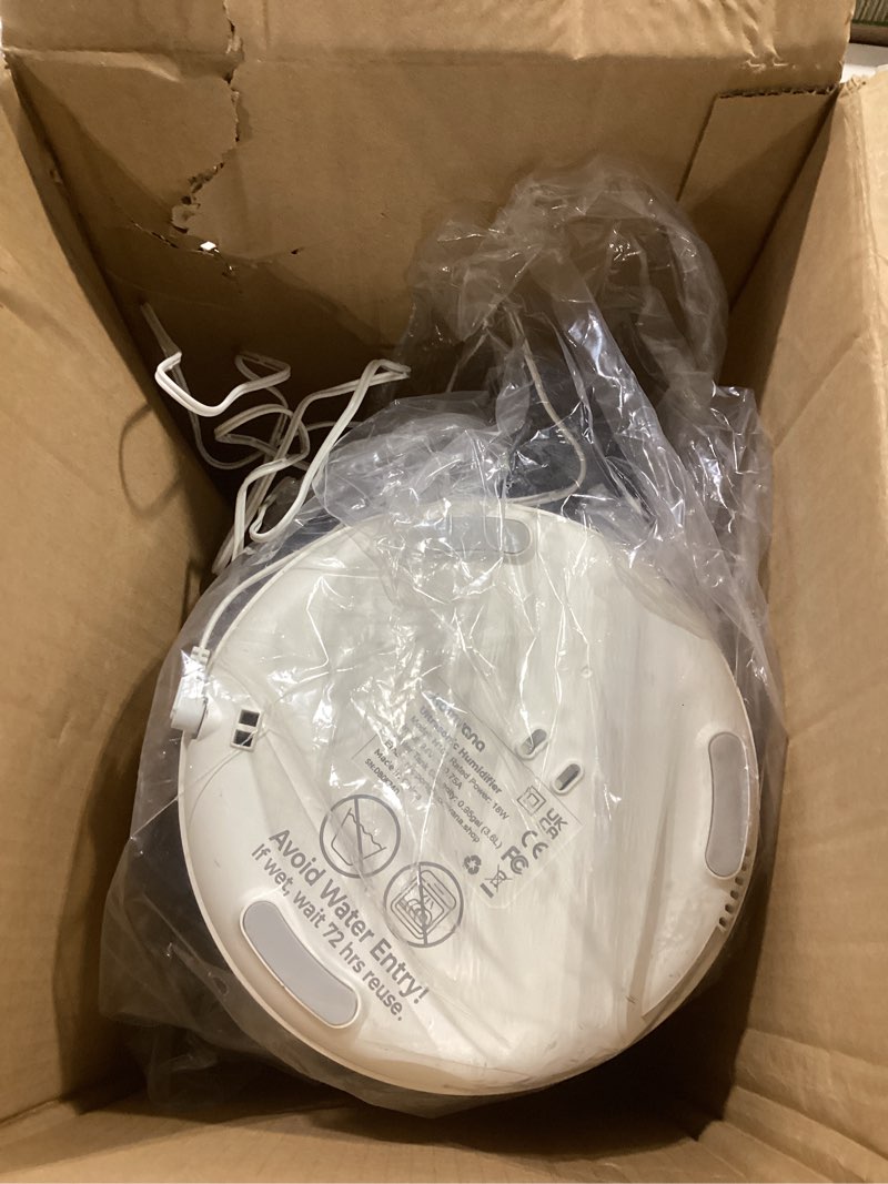 Condition photo showing Good Condition for homvana humidifiers for bedroom home, 3.6 l cool mist top-fill 34h super long time, quiet 23db, baby humidifier, oil diffuser for large room, plants, nursery, office bpa free, 7 color light ultrasonic grey