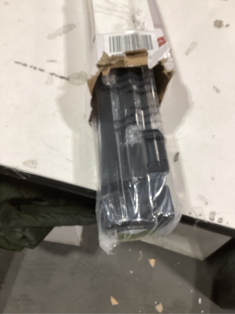 Condition photo showing New/Like New for 96 Inch Wide Reinforced Retractable Baby Gate with Support Rods, Extra Long Dog Gate Retractable Gate Outdoor Gates for Decks, Prevent Crawling Under Extra Long Baby Gates for Large Openings, Black Black (33" Tall x 96" Wide)