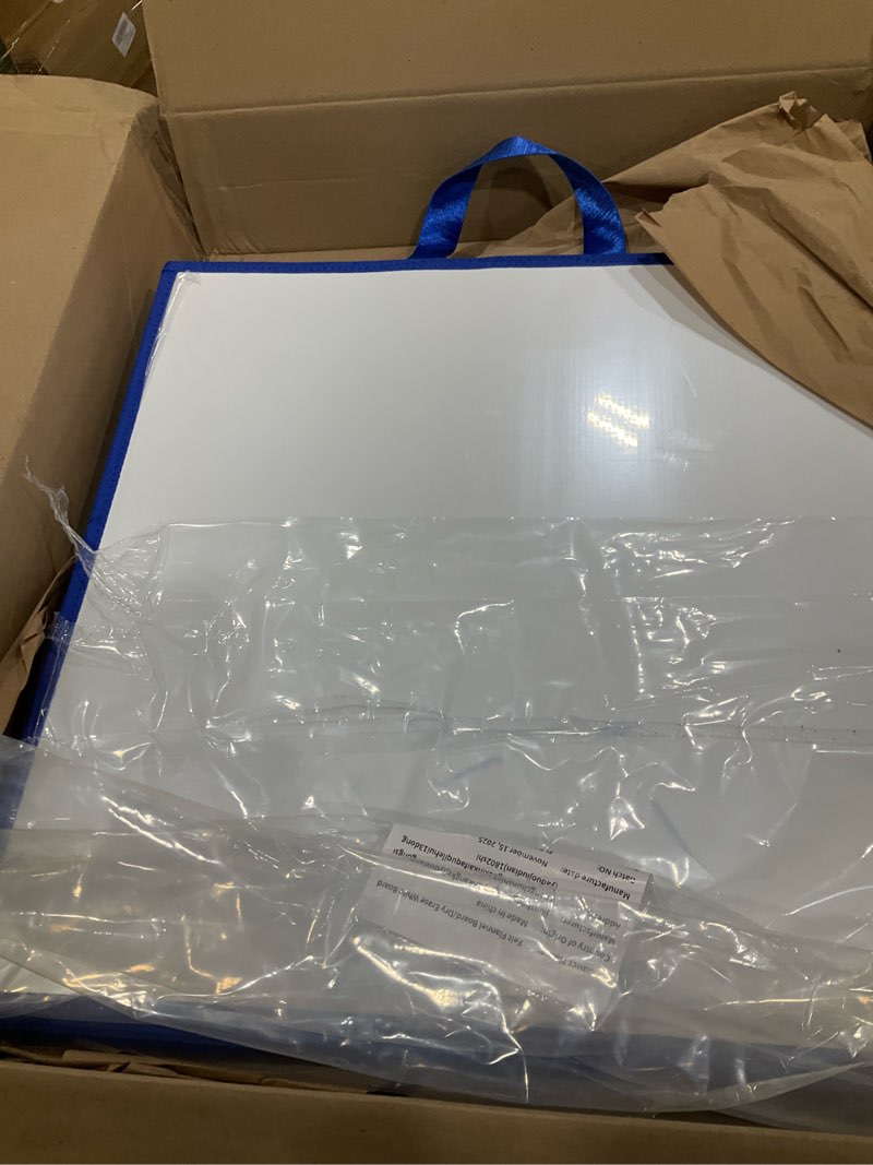 Condition photo showing New/Like New for felt flannel board/dry erase white board for toddlers,17.3 * 17.3in,double-sided,folding,standing,for wall,classroom,preschool,kiddie corner,interactive,gifts for kid medium