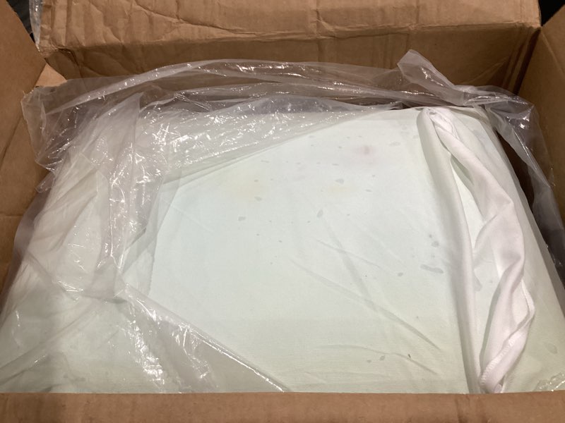 Condition photo showing As Is for Sleep Innovations Classic Memory Foam Pillow, Standard Size, Head and Neck Alignment, Side, Stomach, and Back Sleepers, Medium Support Standard (Pack of 1) Classic Memory Foam Pillow