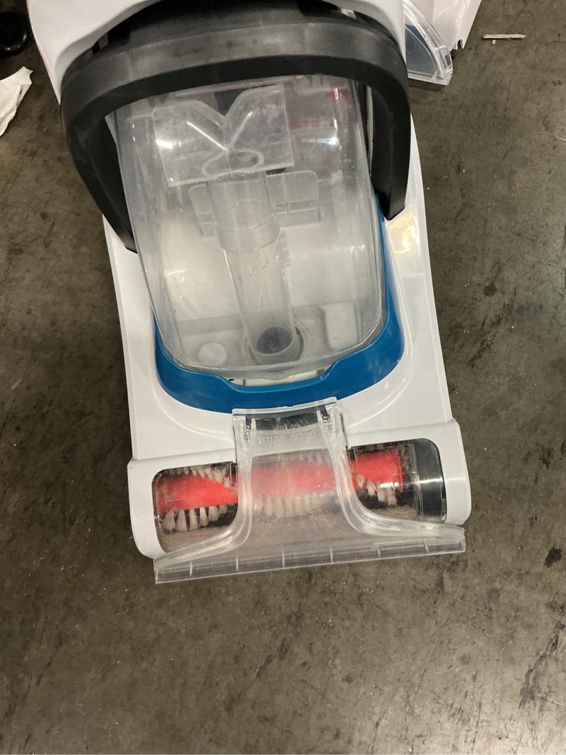 Condition photo showing As Is for hoover powerdash pet, carpet cleaner machine, carpet & rugs, for small spaces, compact, lightweight, fh50710cn