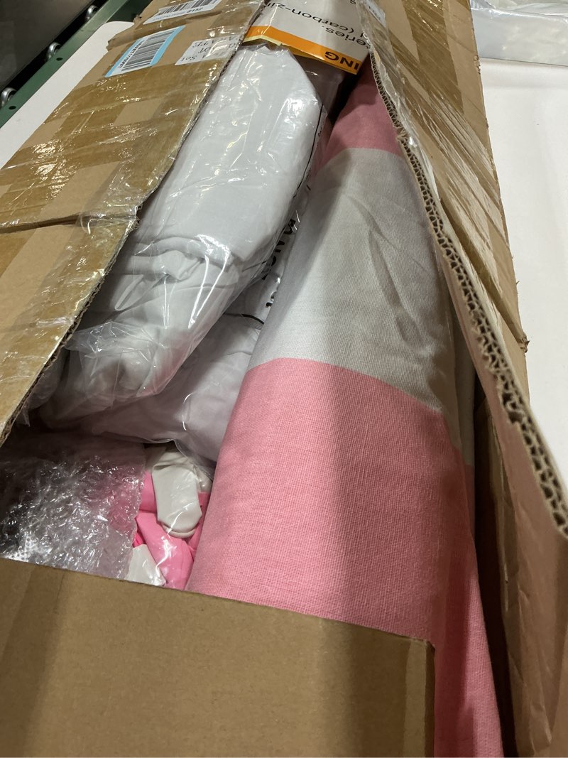 Condition photo showing Good Condition for 4 Pack Teepee Tent for Kids Slumber Party with Mattress,Fitted Sheet,Light String,Natural Cotton Washable Sleepover Tents for Girls Party Birthday Slumber Movie Night Supplies(Pink White)