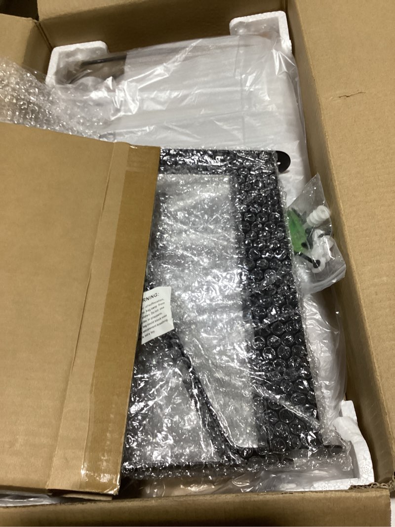 Condition photo showing Good Condition for Rustic State Barrel Wall Mount Wood Floating Wine Rack with Glassware Holder Stemware Shelf Organizer for 5 Bottle and up to 15 Glass Storage - Kitchen Dining Room Bar Décor - Walnut