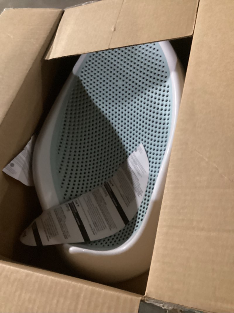 Condition photo showing As Is for Angelcare Baby Bath Support (Aqua) | Ideal for Babies Less Than 6 Months Old Bath Support Blue