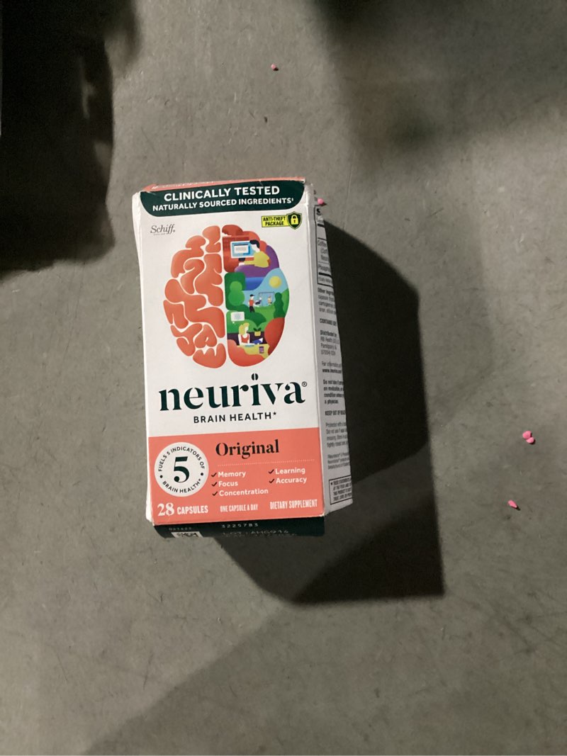 Condition photo showing New/Like New for NEURIVA Original Brain Supplement for Memory, Focus & Concentration + Learning & Accuracy with Clinically Tested Nootropics Phosphatidylserine and Neurofactor, Strawberry Flavor, 50 Gummies