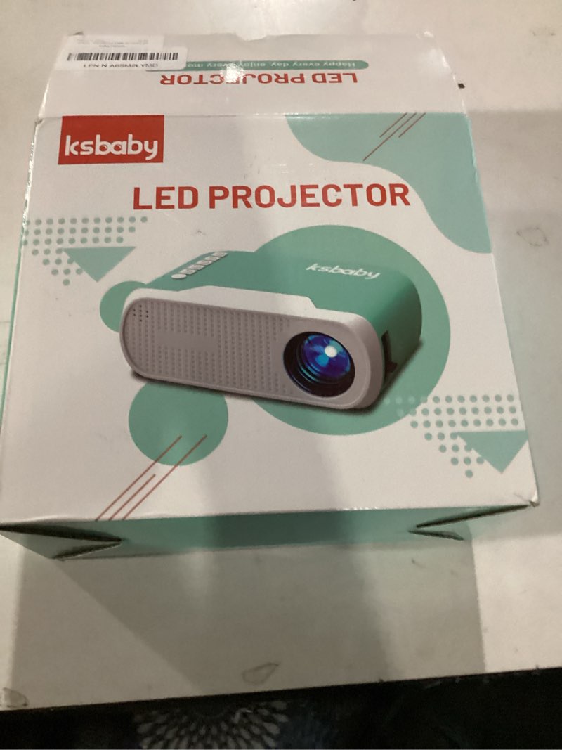 Condition photo showing New/Like New for Mini Projector WiFi Video Projector Portable Small Movie Projectors outdoor, Mirroring Scrrenvia WiFi or via data cable, Compatible with iOS/Android/HDMI/Windows/TV Stick/Box/USB (Pink)