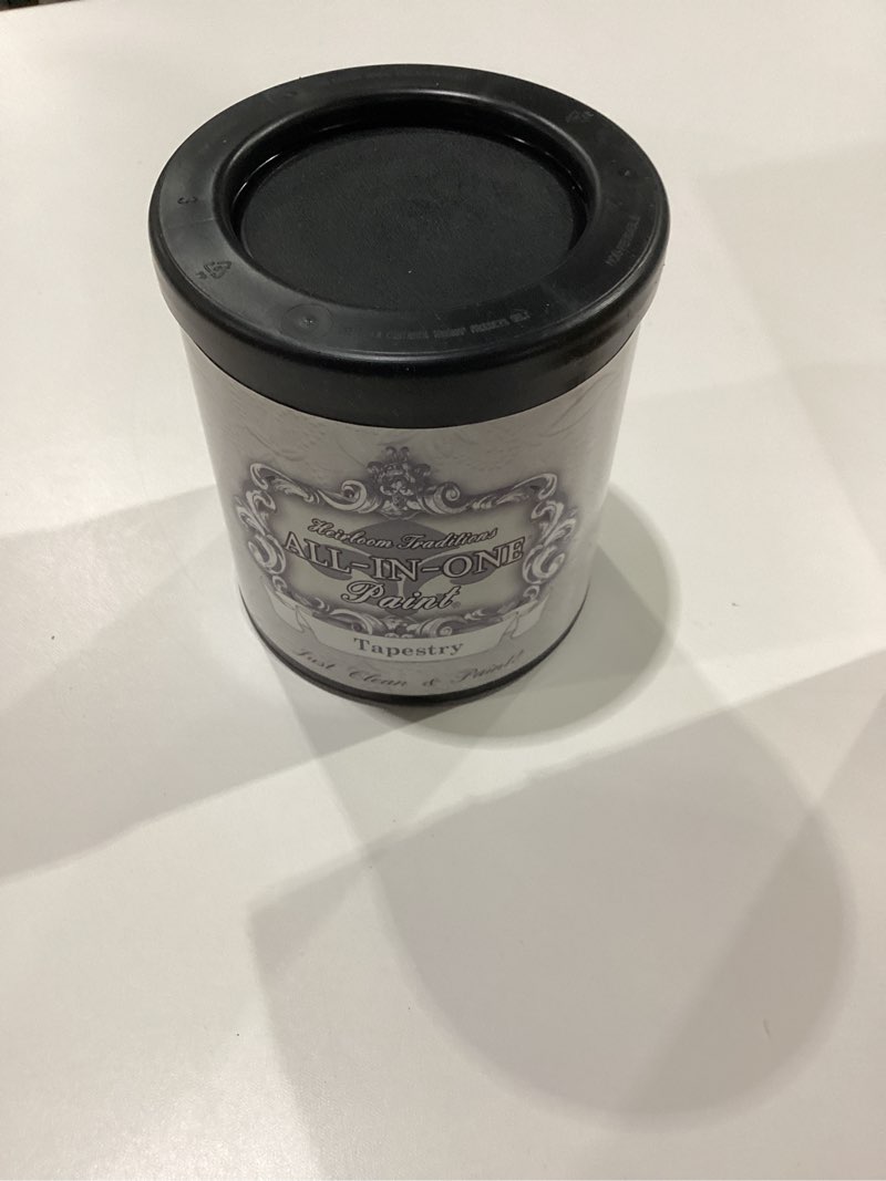 Condition photo showing Good Condition for Heirloom Traditions ALL-IN-ONE Paint, Tapestry (khaki brown), Quart - Durable cabinet and furniture paint. Built in primer and top coat, no sanding needed. Includes our 30 featured color card. 32 Fl Oz (Pack of 1) Tapestry