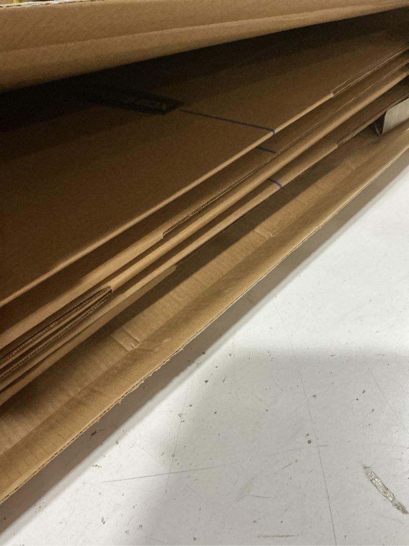 Condition photo showing As Is for bankers box short wardrobe box 3 pack, tape-free design, 20-in x 20-in x 34-in (7710401) tape-free small
